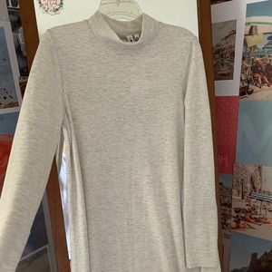 smock neck sweater dress